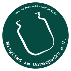 Unverpackt eV Logo Sticker frei